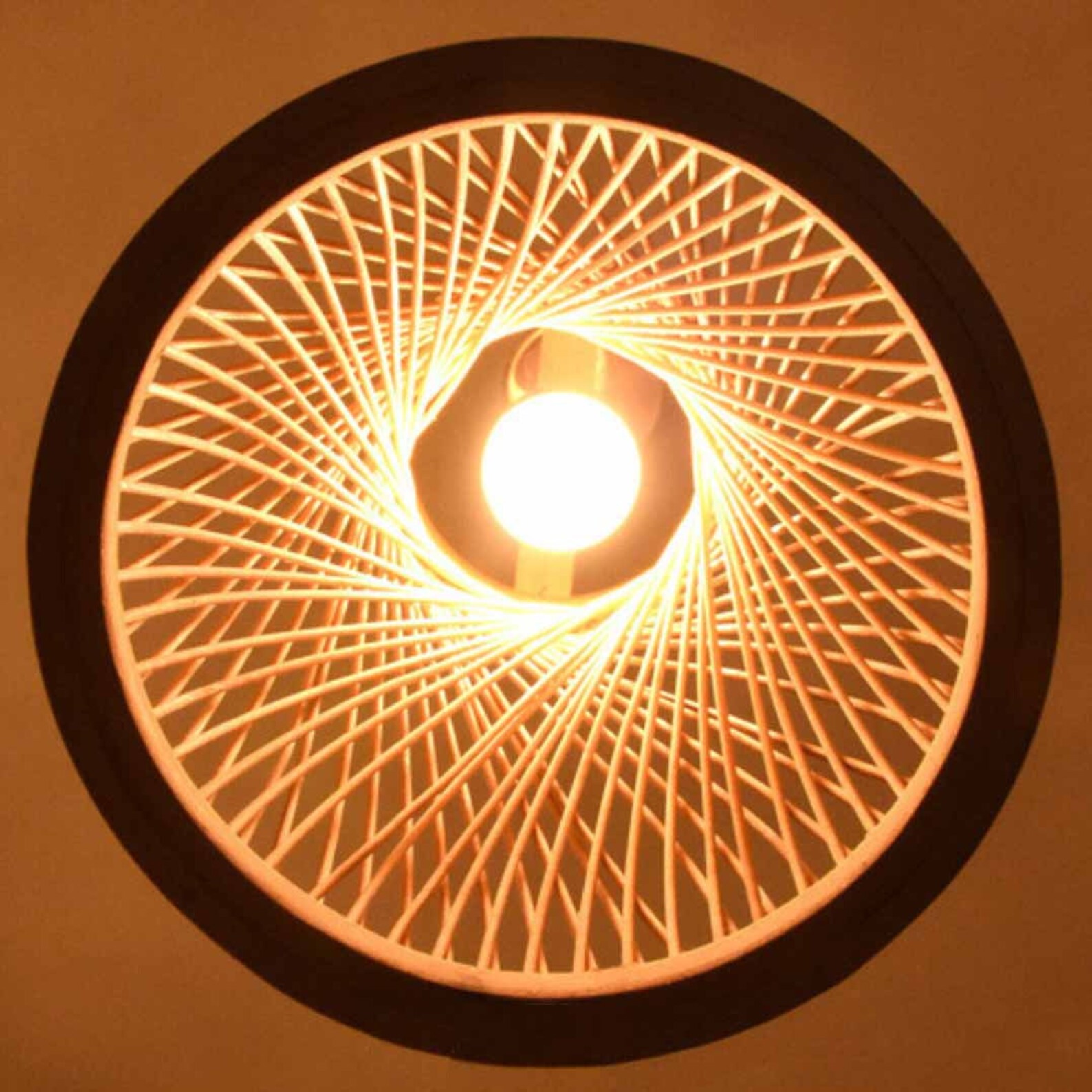 Woven Bamboo Lampshades Bamboo Light Fixture Bamboo Pentdant Etsy