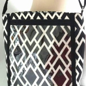 Afficher le sac fourre-tout, sac de poche transparent pour le sac de travail de vente directe Lipsense, sac de produit publicitaire, sac à bandoulière, cadeau pour elle