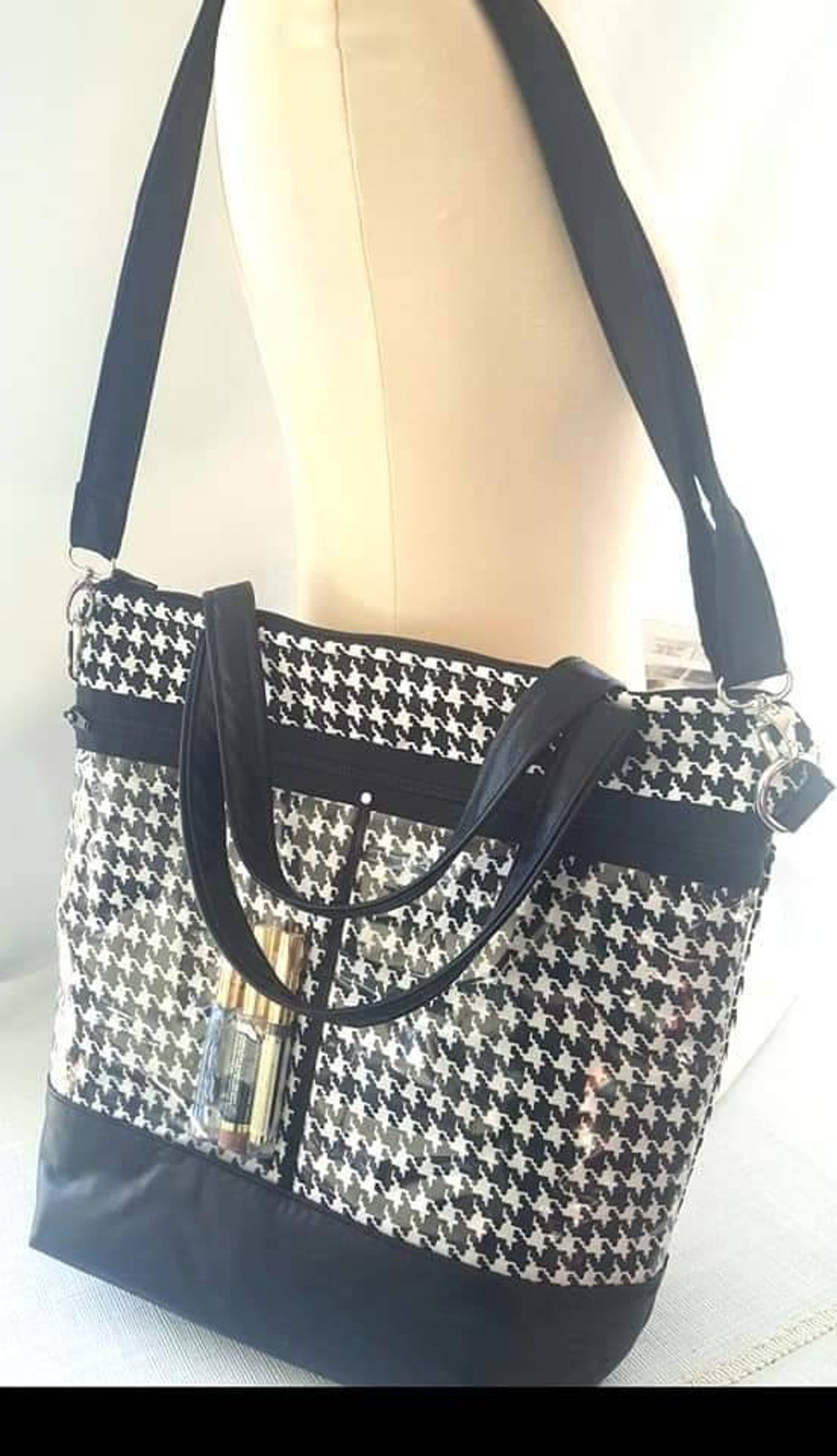 Display Tote Bag With Clear Pockets Direct Sales Consultant Etsy