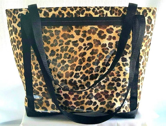 Display Tote Bag With Clear Pockets Direct Sales Advertise Lipsense Biz Crossbody Bag Showcase Product Tote Leopard Print Shoulder Bag Etsy