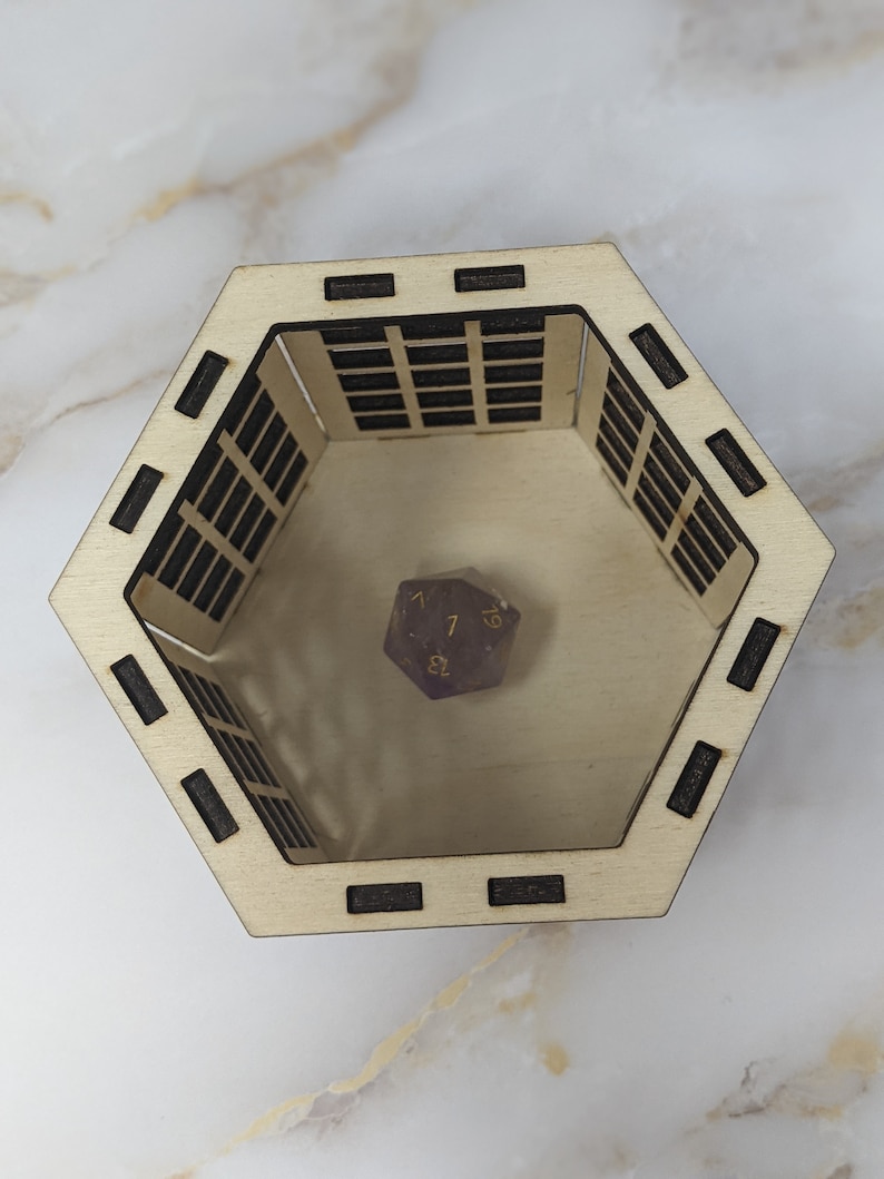 Dice Jail SVG File Laser Tabletop Dice D20 Gaming Gift Etsy