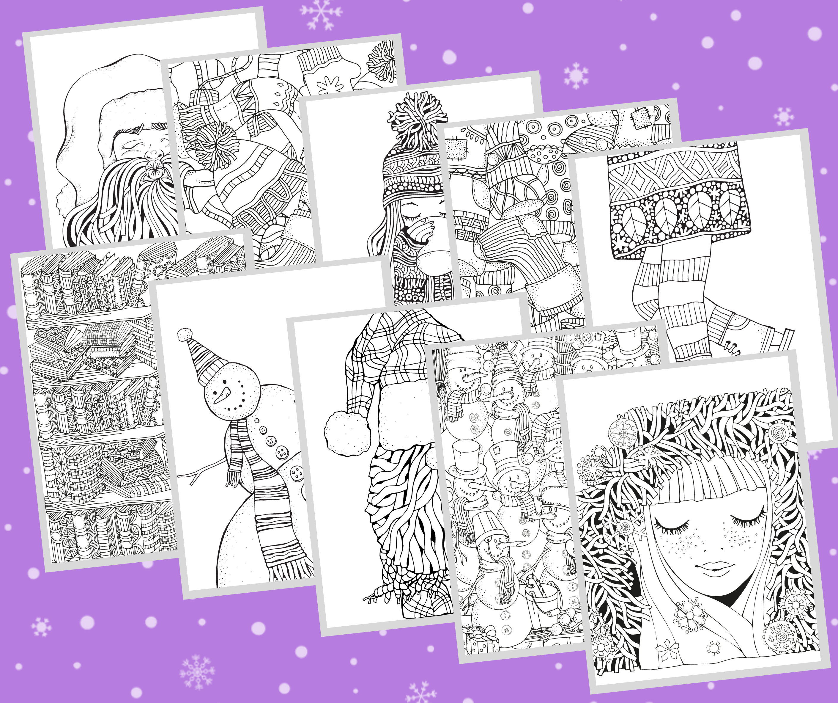 Printable Adult Colouring Sheets