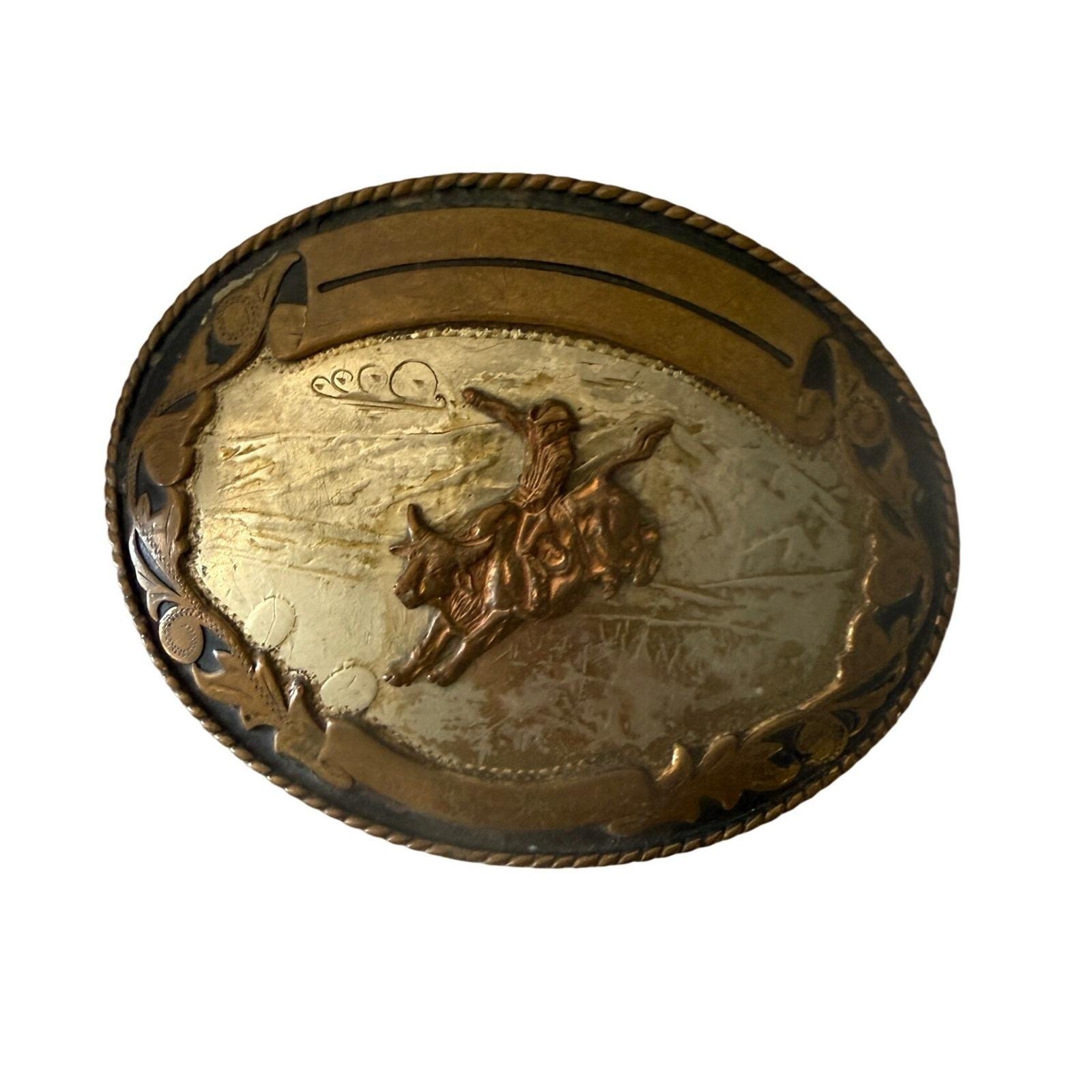 Handmade, Vintage - Arizona Silversmiths German Silver And Onyx Belt Buckle Vintage Belt Buckle Black and White Horse Nickel Silver  main image 2