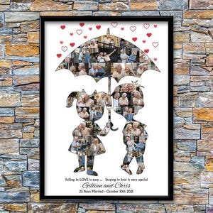 Loving Couple Photo Collage