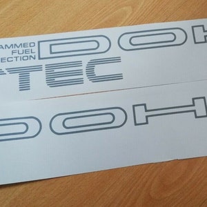 EF Civic CRX Side Sticker - 88-91 - DOHC Pgmfi Vtec Decal - Fits Civic Ee/Ed Crx