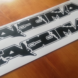 Bedside Tacoma Decals Pick-Up - 4x4 Off Road - Fits Tacoma Tundra - Sticker