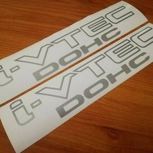 i-VTEC Dohc サイドデカール - シビック アコード Vtec Si FK FB K20 K24 に適合 - ステッカーキット