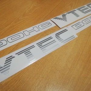 DOHC VTEC - Fits Civic Si B16 D16 EJ Eg Em1 Side Decals / Stickers - 15&quot; - 40cm