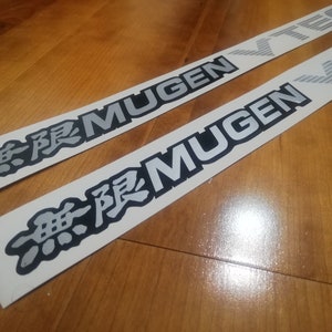 Side Stickers CRX Civic Accord Mugen Vtec - 40cm Side Door Decals