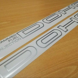 Ef Civic CRX sticker door - Fits CRX Civic Ed/Ee - 88-91 - dohc pgmfi Emblem