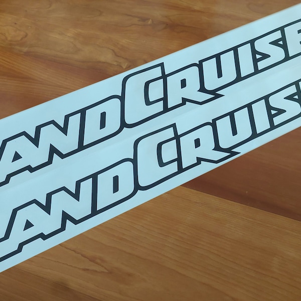 Side Decals Land Cruiser BJ40 - Fits LandCruiser BJ - 4x4 off road - Reproduction Sticker