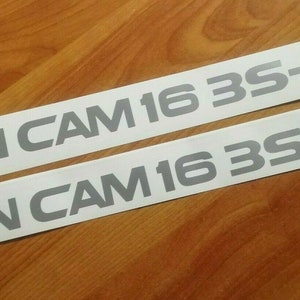 MR2 SW20 Side Decals - Fits MR2 89-99 - Twin Cam 16 3S-GE Sticker