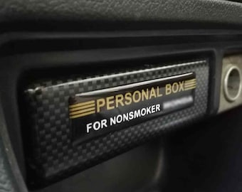 Civic CRX 88-91 - Personal Box Non Smoker - Fits 4th Gen - Reproduction Sticker