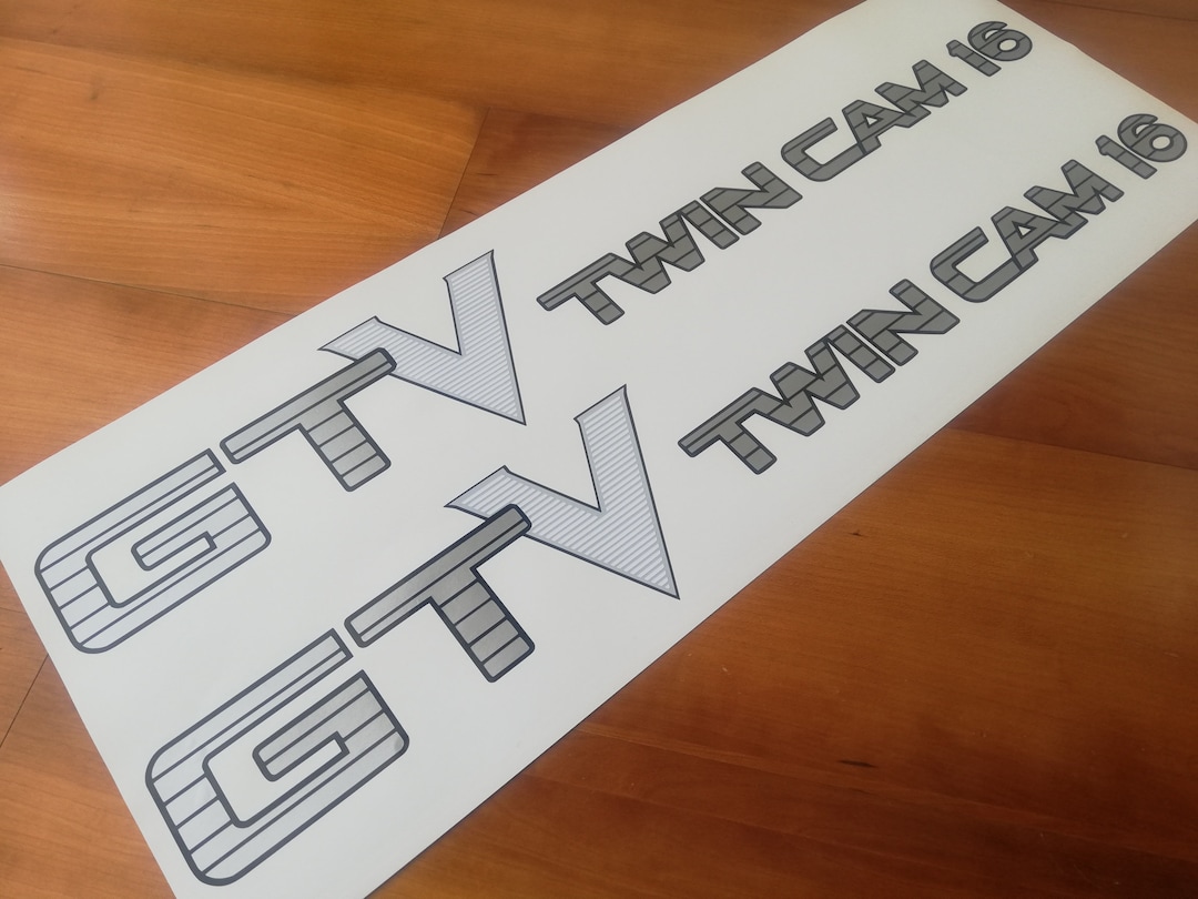 AE86 Corolla GTV Door Side Decals Fits Trueno Twin Cam 16 Sticker