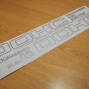 CRX Civic Side Sticker - 84-87 - DOHC Pgmfi Decal - Fits Civic Crx