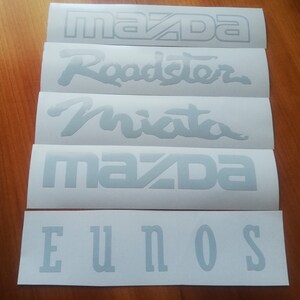 MX5 Front Bumper Logo - Miata Roadster Eunos NA/NB/NC - Decal / Sticker ...