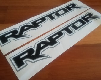 Aftermarket Raptor Side Decals Pick-Up - 69cm/27' - 4x4 Off Road - Fits Truck Bedside - Sticker