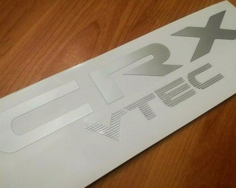 CRX Civic ED9 / EE9 Vtec - Décalque de reproduction arrière s’adapte 88-91 D16 B16 CRX