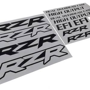 RZR Logo Aufkleber Kit - Passend für RZR EFI 800 900 1000 - Aufkleber Kit