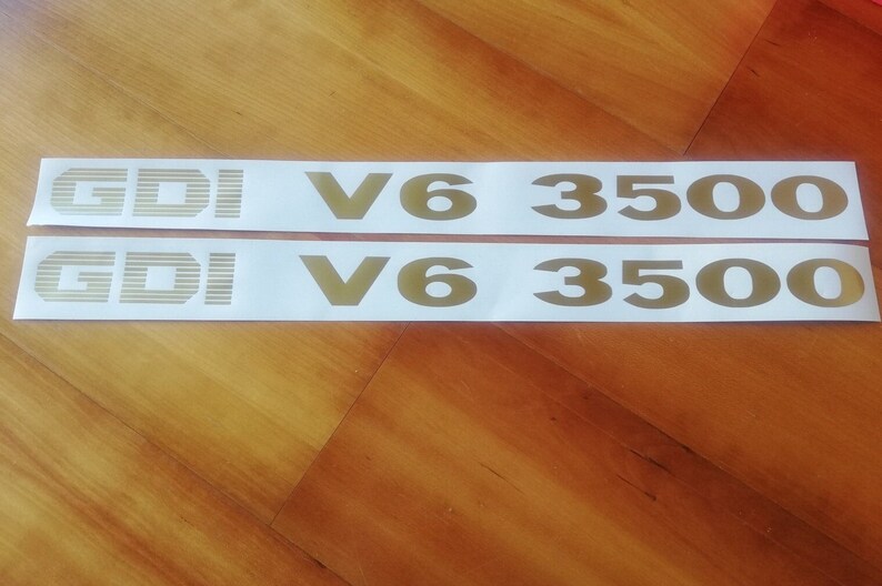Un3500 Sticker Decals Pajero GDI V6 3500 - Fits Mitsubishi Shogun - Reproduction ...