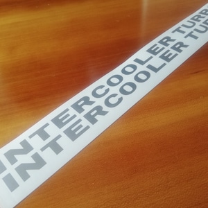 Decals Pajero Intercooler Turbo - Fits Mitsubishi - Reproduction Sticker Montero