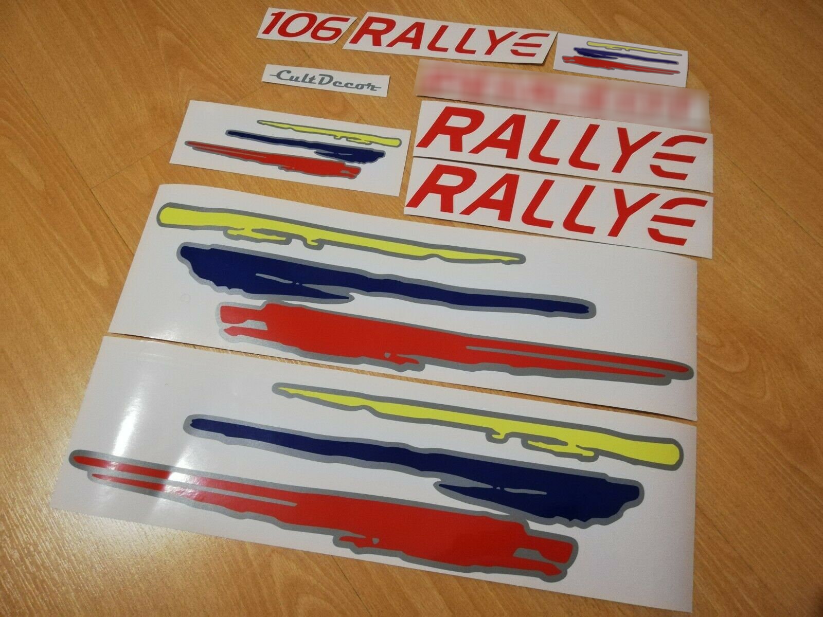 stickers kit complet peugeot sport 106 phase 2 Rallye stickers
