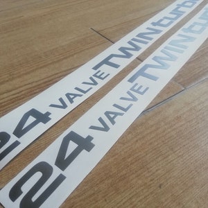 24 Valve Twin Turbo - Fits Supra Soarer 1G-GTE 7M-GTE 1JZ - Sticker Reproduction