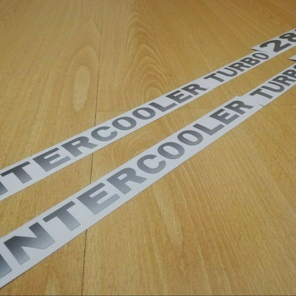 Decals Pajero Intercooler Turbo 2800 - Fits Mitsubishi - Reproduction Sticker Montero Shogun