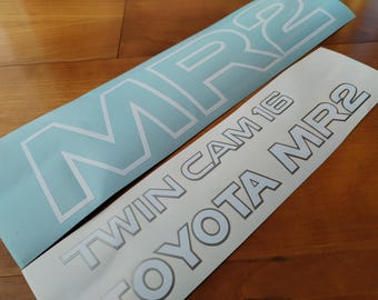 MR2 MK1 AW11 Decal Kit - Fits MR2 84-88 - Twin Cam 16 Sticker Reproduction
