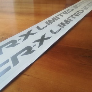 CRX Civic ED9 / EE9 - Limited Edition II Side Stickers- Fits 88-91 D16 B16 CRX - Reproduction Decals