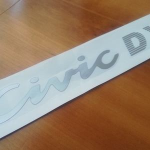 Civic 92-95 Hatchback EG - Rear Stickers - VTi LSi Ex DXi Lx Vx Cx Sir Esi GLi