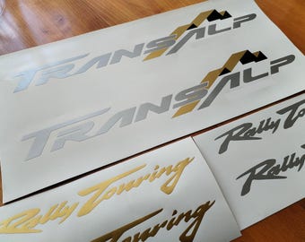 Adesivos Transalp 650 / 600 - Serve para Rally Touring - Motocicleta - Bicicleta - Kit de Adesivos