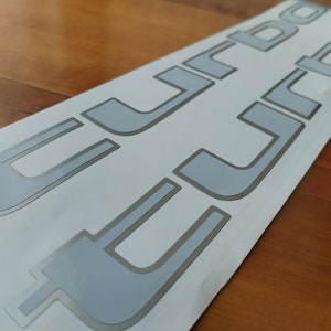 Side Decals Turbo - Fits LandCruiser 4Runner- 4x4 off road - Reproduction Sticker