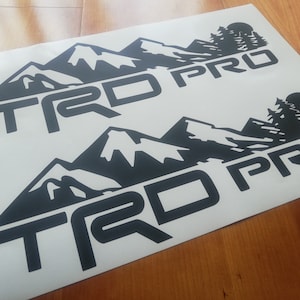 Pro TRD Bedside Decals Pick-Up - Off Road - Fits Tacoma Tundra - Sticker