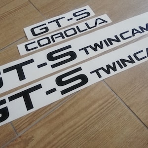 AE86 Corolla GTS - Fits GT-S Twin Cam 16 Sprinter - Sticker Reproduction Decal