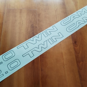 Celica ST162 4th Gen Side Decal - 2.0 Twin Cam 16 - Sticker Aftermarket