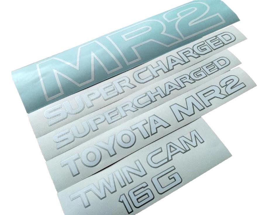 MR2 MK1 AW11 Decal - Fits MR2 84-88 - Twincam 16G Supercharged