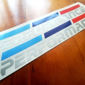 2x M-Colored Side Decals - Fits M Performance BMW F33 E36 420i 123d M2 M3 M4 - Sticker