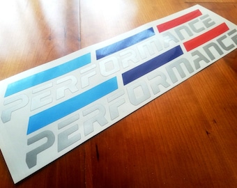 2 stickers latéraux de couleur M - Convient pour BMW F33 E36 420i 123d M2 M3 M4 - Sticker