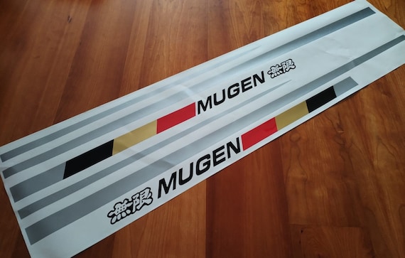 Stripes Delsol Mugen - Side Stickers Del Sol CRX - Reproduction