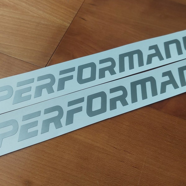 2 stickers latéraux Performance - Pour BMW M Performance F33 E36 420i 123d M2 M3 M4 - Sticker