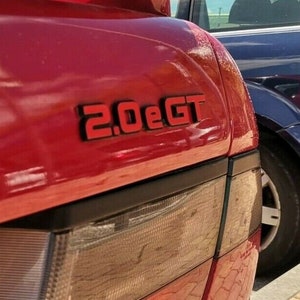 2.0 Primera GT - SR20 - Rear Emblem Fits Primera P10 2.0e eGt - 3D Badge