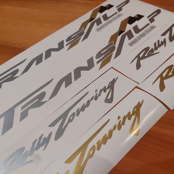 Decals Transalp 650 / 600 - Fits Rally Touring - Motorcycle - Bike - Stickers Kit
