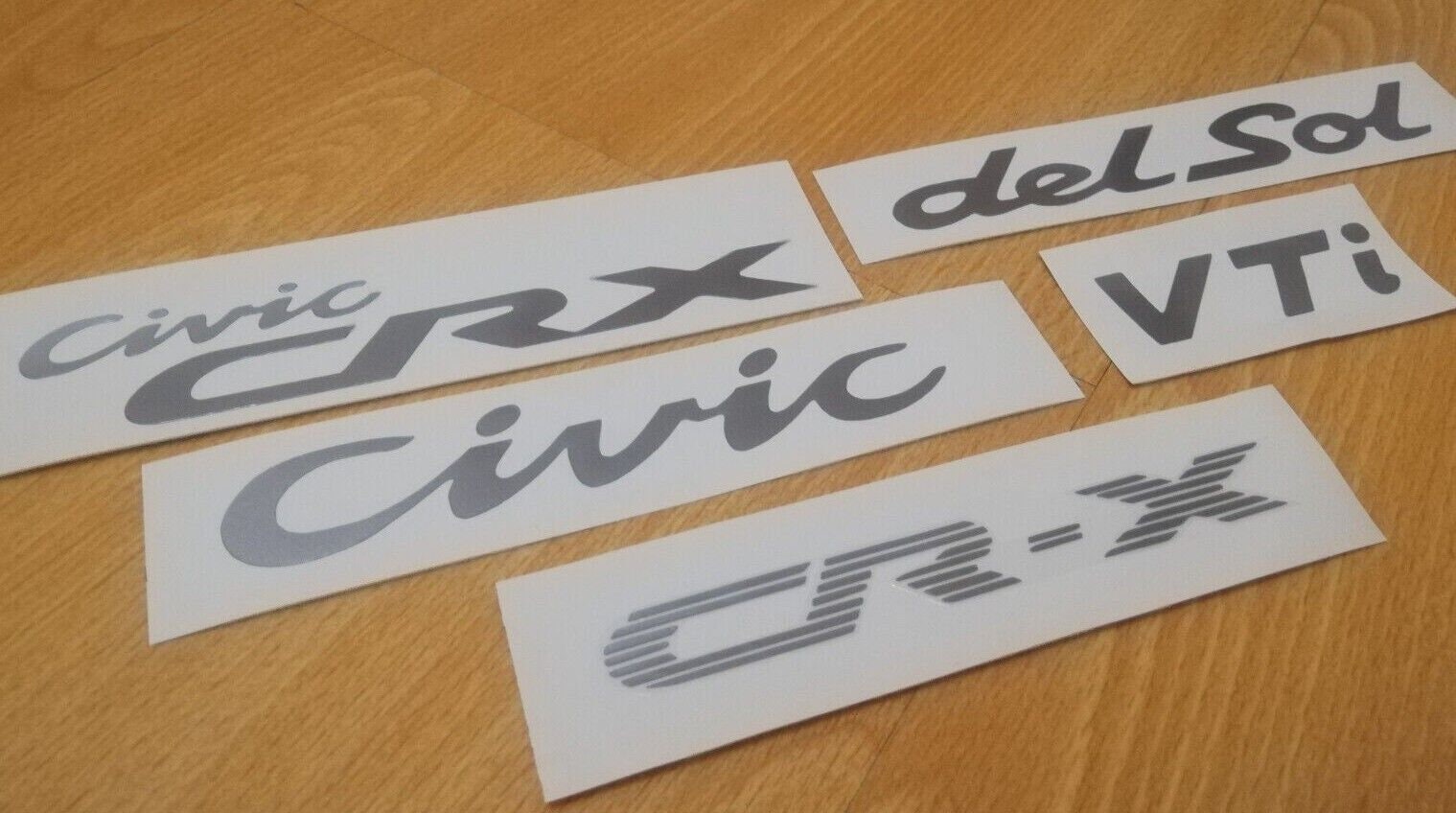 Civic CRX Delsol Vti - Stickers Decal Kit - Fits Del Sol - D