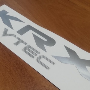 KRX CRX vtec - EF / Ed / Ee - デカールは88-91 k20 シビック crx リアに適合