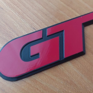 Polo MK2 GT Badge Lettering 3D - Fits Mark 2 Coupe GT - Aftermarket Emblem