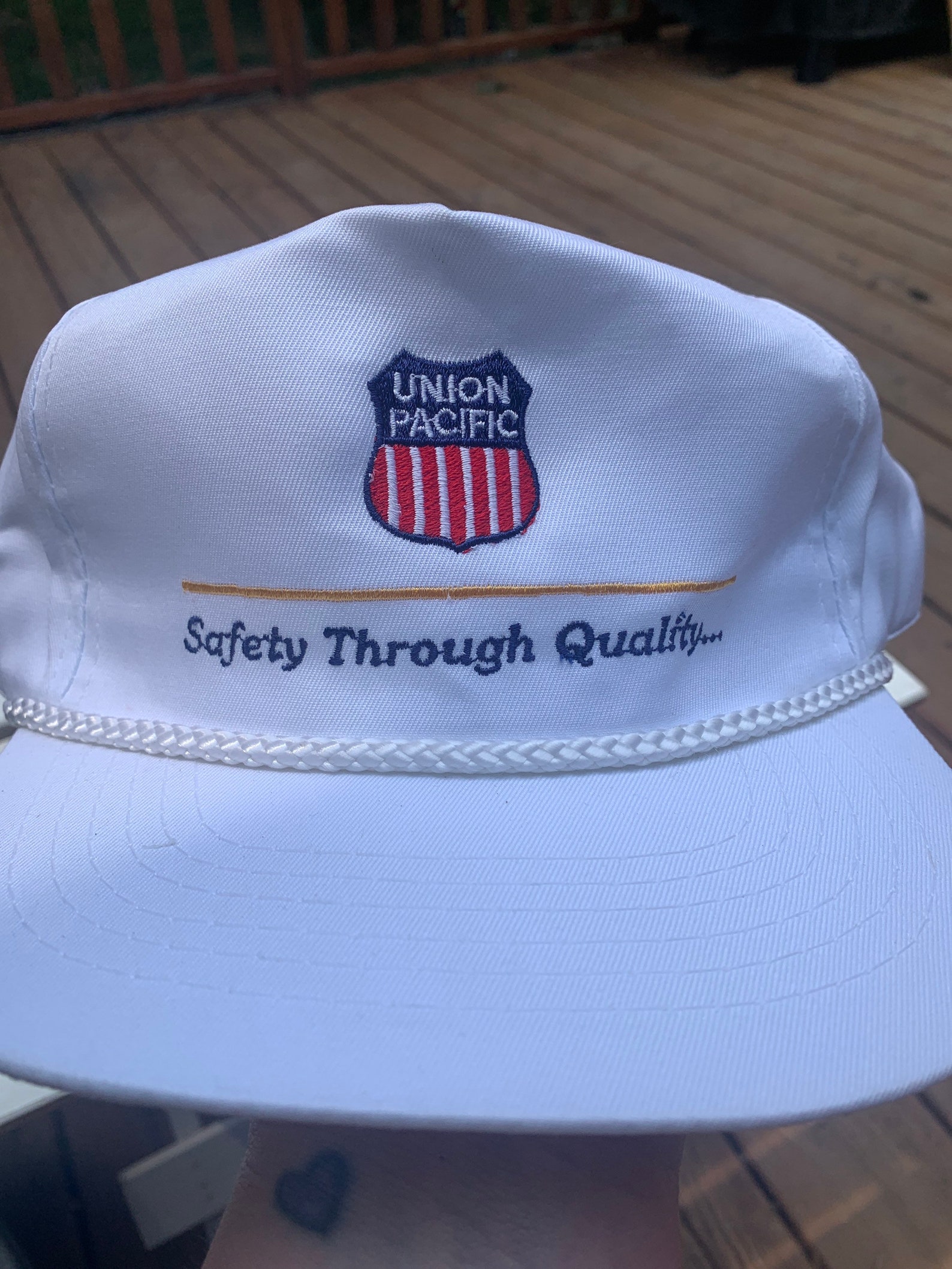 Vintage Union Pacific Hat Etsy