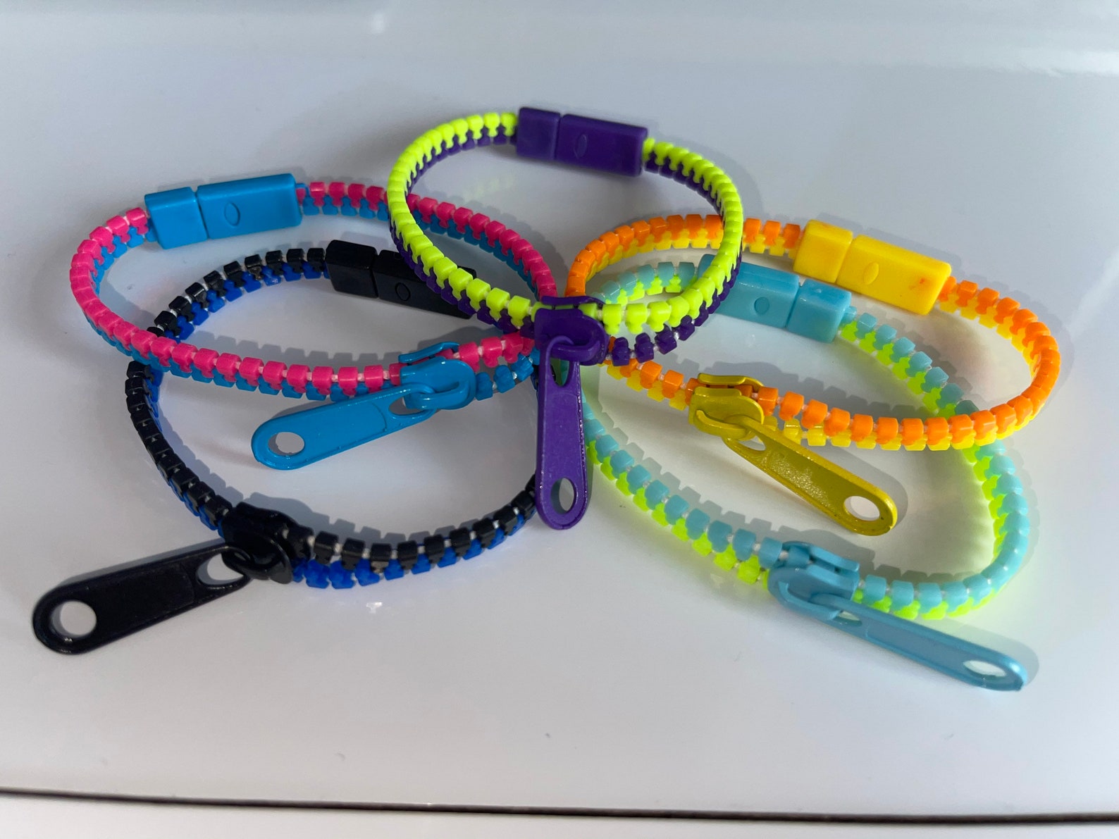 Fidget zipper bracelets 1 supplied Etsy