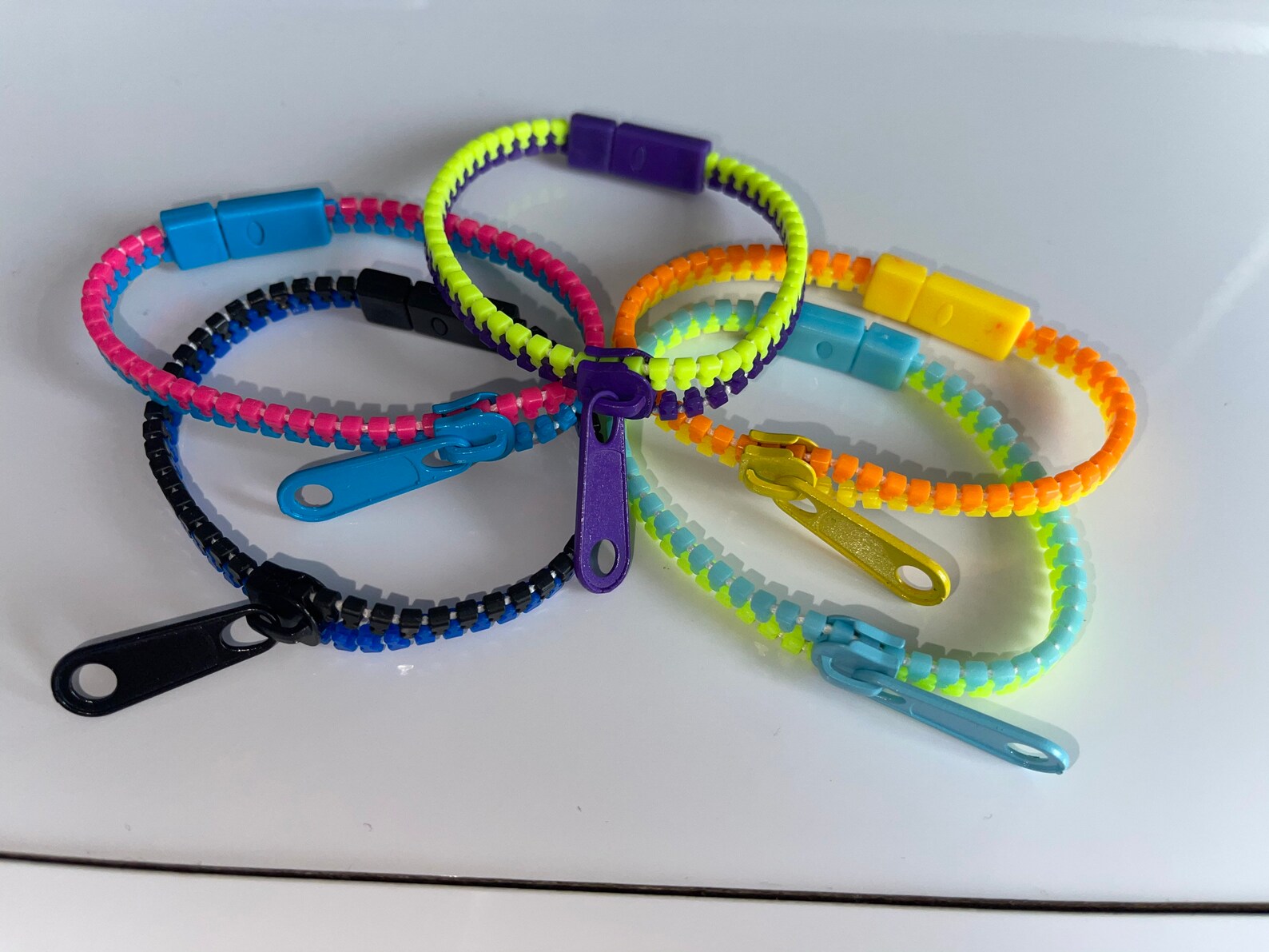 Fidget zipper bracelets 1 supplied Etsy