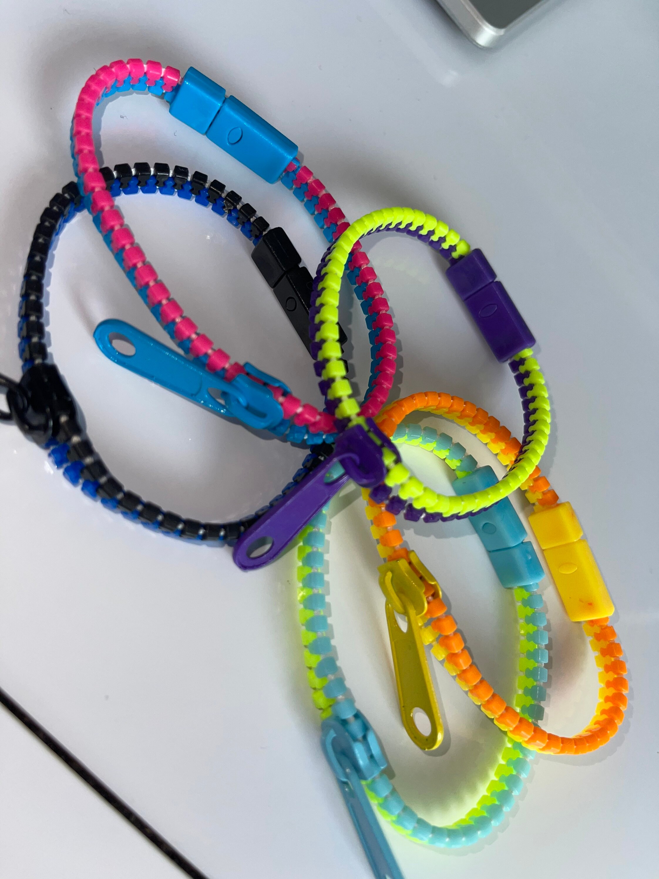 Fidget zipper bracelets 1 supplied Etsy